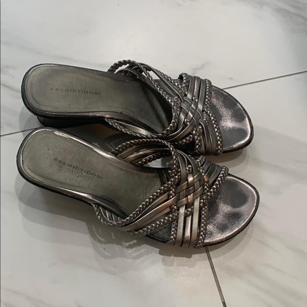 Predictions Women's Silver Sandals